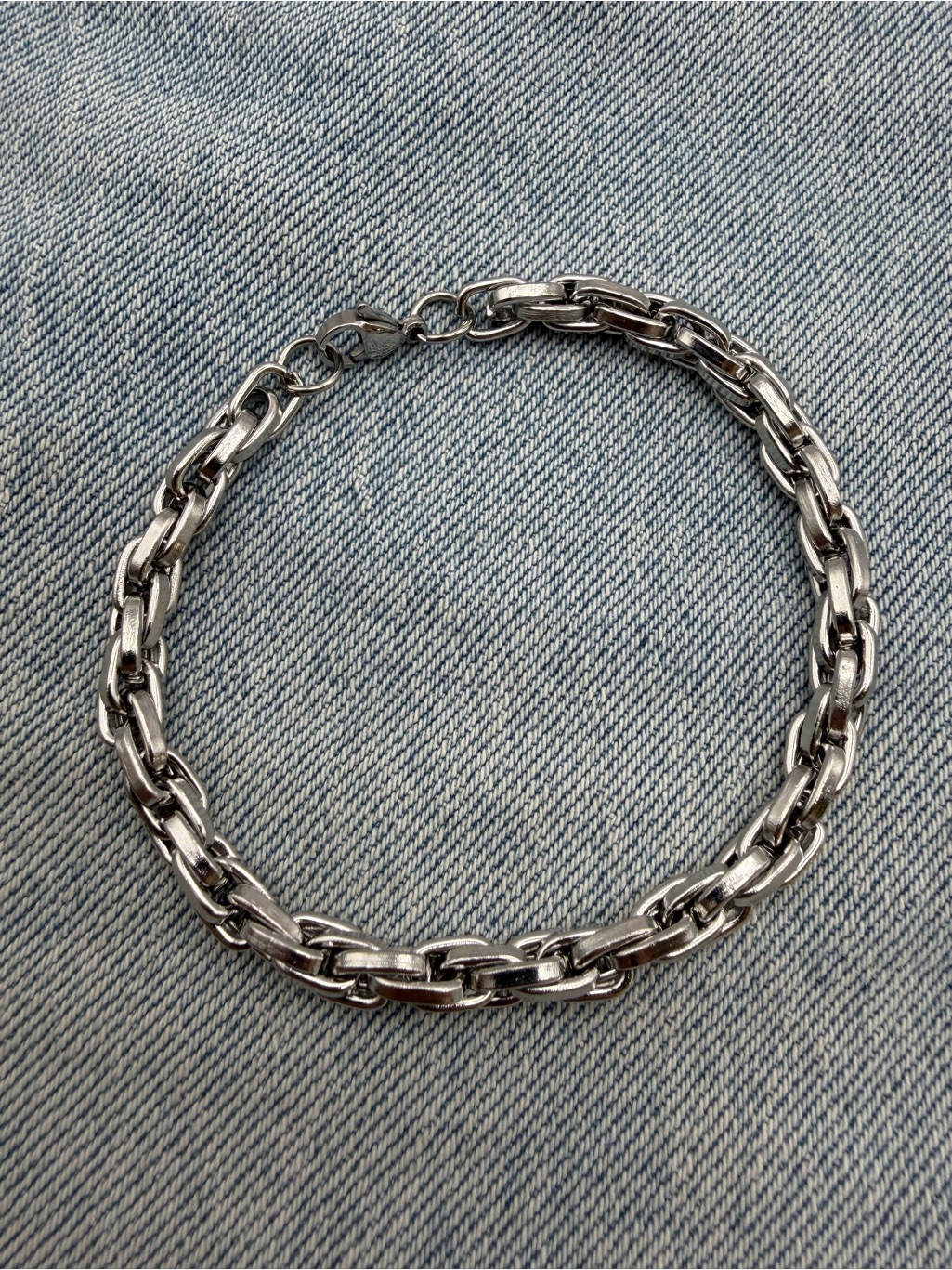 Silver Box Link Bracelet Silver Box Link Bracelet